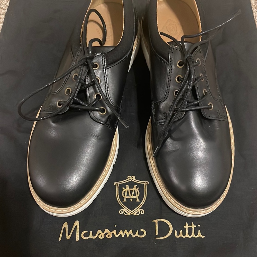 Massi I ditto leather dress shoes for boy (size 36)